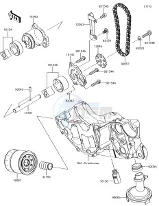 VULCAN S ABS EN650DHFA XX (EU ME A(FRICA) drawing Oil Pump