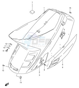 AE50 (E28) drawing FRAME COVER (AE50RT RV)