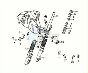 E-FIDDLE (EK4LW2-EU) (M2) drawing STEERING STEM FRONT CUSHION