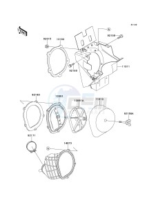 KX 125 L [KX125] (L3) [KX125] drawing AIR CLEANER