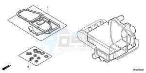 GL1800A SI - (SI) drawing GASKET KIT B