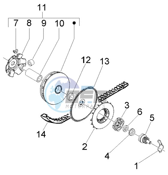 Driving pulley