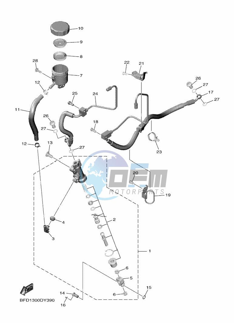 REAR MASTER CYLINDER