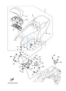 XP500A T-MAX 530 (2PW2) drawing SEAT