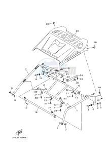 YXZ1000ETS YXZ10YESH YXZ1000R EPS SS SPECIAL EDITION (B577) drawing GUARD 2