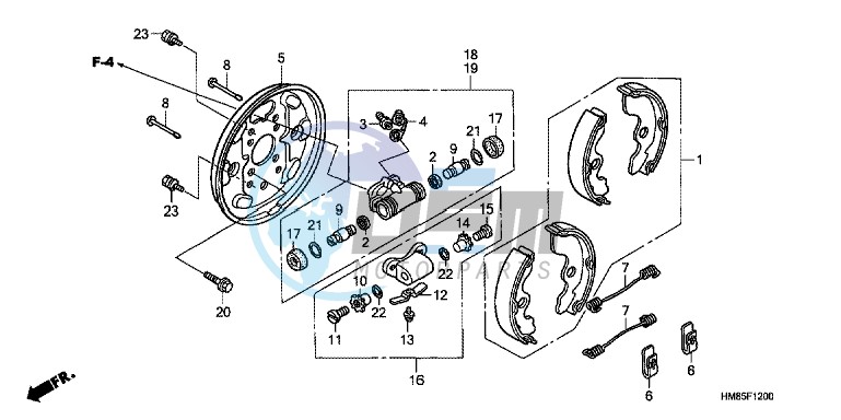 FRONT BRAKE PANEL