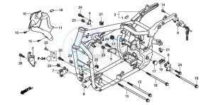 VT750C2 VT750C2 drawing FRAME BODY