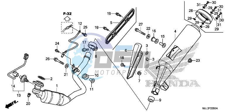 EXHAUST MUFFLER