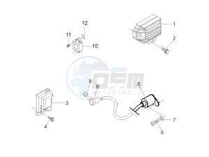 LX 125 4T E3 Vietnam drawing Voltage Regulators -ECU - H.T. Coil