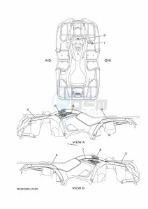 YFM450FWBD KODIAK 450 EPS (BEY3) drawing GRAPHICS