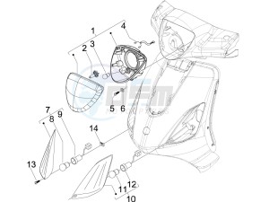 Fly 100 4t 2008 drawing Head lamp - Turn signal lamps