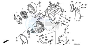 CRF150R9 Europe Direct - (ED) drawing AIR CLEANER