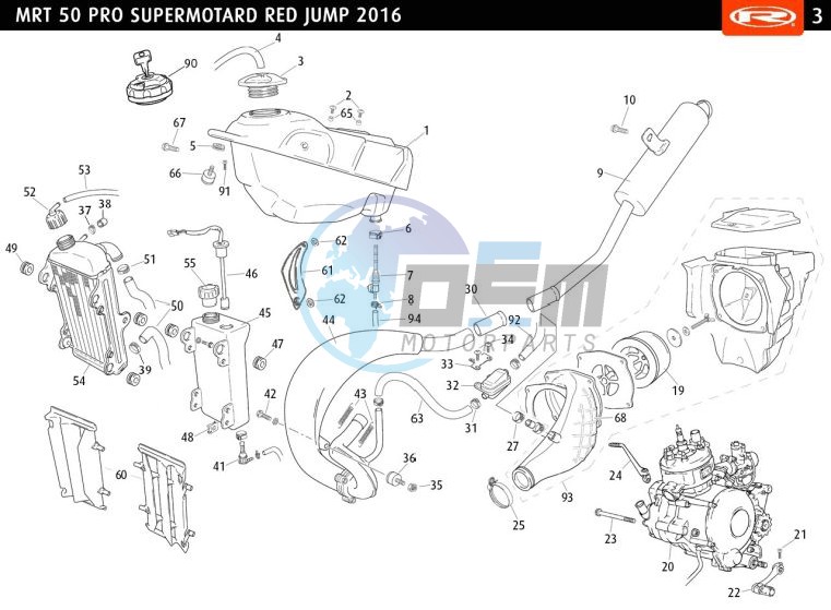 TANK-EXHAUST-ENGINE COMPLETE