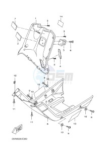 CW50 BW'S (5WWU) drawing LEG SHIELD