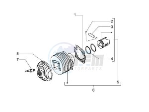 PX 125 drawing Cylinder - piston - wrist pin unit