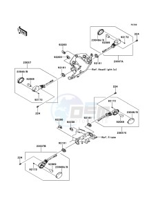 D-TRACKER 125 KLX125DCF XX (EU ME A(FRICA) drawing Turn Signals