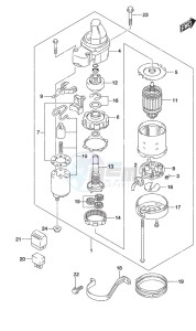 DF 20A drawing Starting Motor