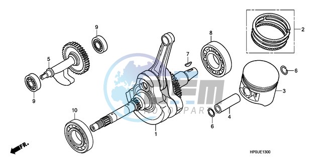 CRANKSHAFT/PISTON