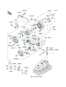 KAF 950 C [MULE 3010 TRANS4X4 DIESEL] (C7F) C7F drawing GENERATOR