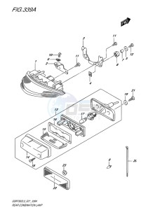 GSR750Z ABS EU drawing REAR COMBINATION LAMP