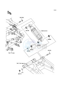 ER-6f EX650A8F GB XX (EU ME A(FRICA) drawing Suspension/Shock Absorber