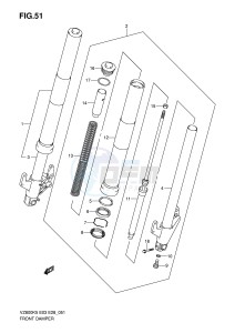 VZ800 (E3-E28) MARAUDER drawing FRONT DAMPER