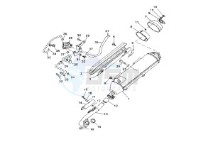 YP R X-MAX 250 drawing EXHAUST