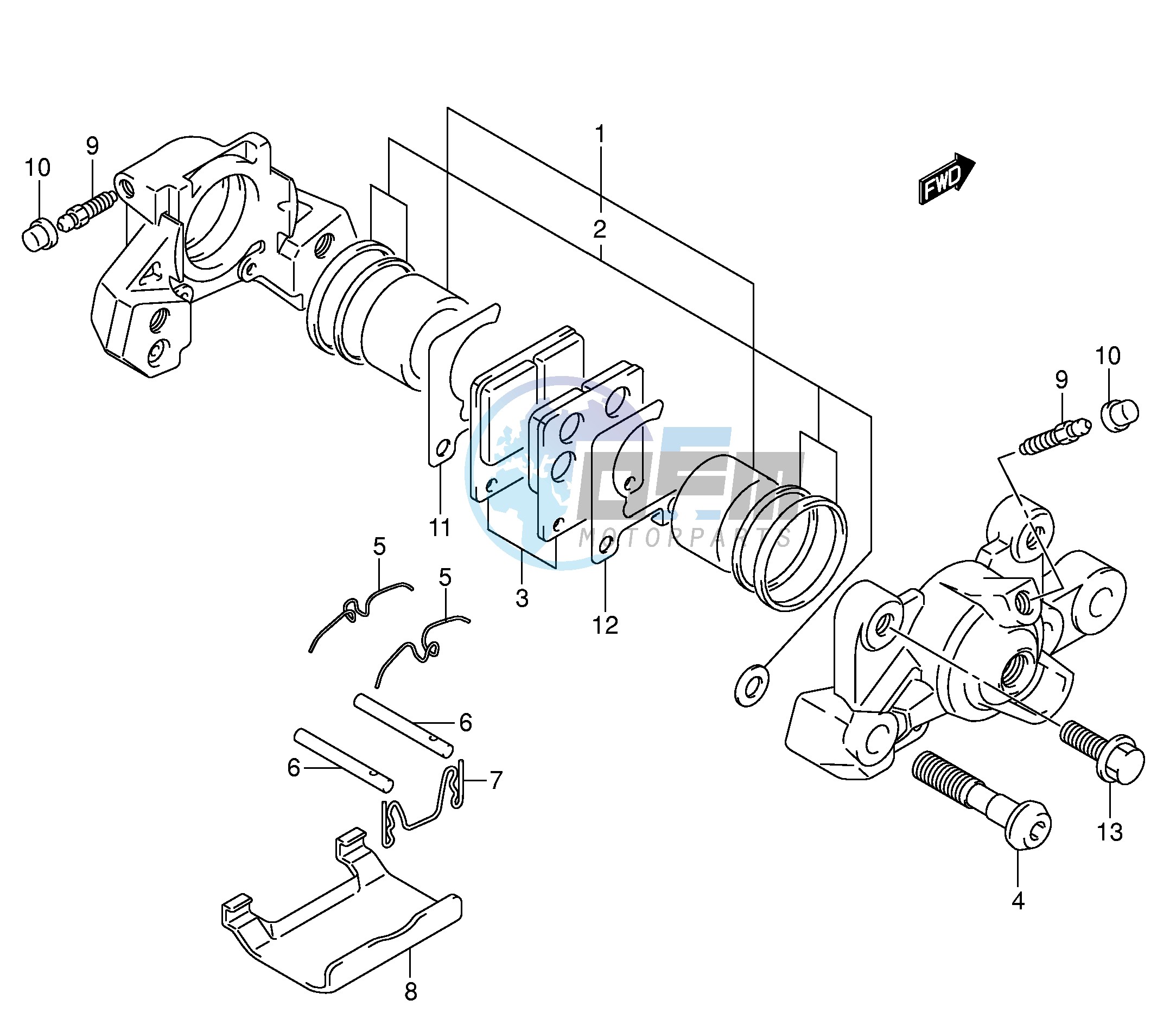 REAR CALIPER