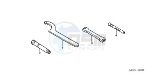 CRF450X9 U drawing TOOLS