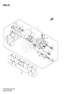 GSF1250 (E2) Bandit drawing REAR CALIPER (GSF1250L0)