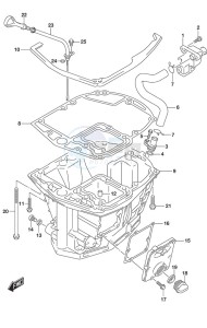 DF 175AP drawing Oil Pan