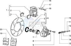 Skipper 150 drawing Handlebars component parts