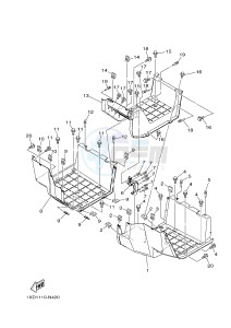 YXC700E VIKING VI EPS (2US5) drawing STAND & FOOTREST