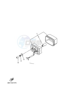 YFM700FWB KODIAK 700 (B6KJ) drawing TAILLIGHT