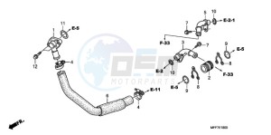 XL700V9 UK - (E / MKH) drawing WATER PIPE