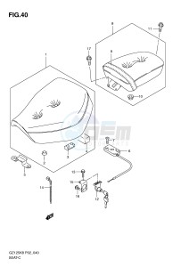 GZ125 (P02) drawing SEAT