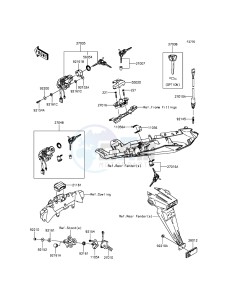 NINJA_ZX-6R ZX636EFF FR GB XX (EU ME A(FRICA) drawing Ignition Switch