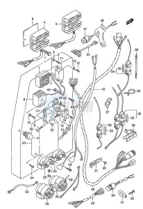 DT 140 drawing Electrical (1986 to 2000)