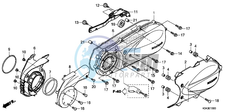 LEFT CRANKCASE COVER