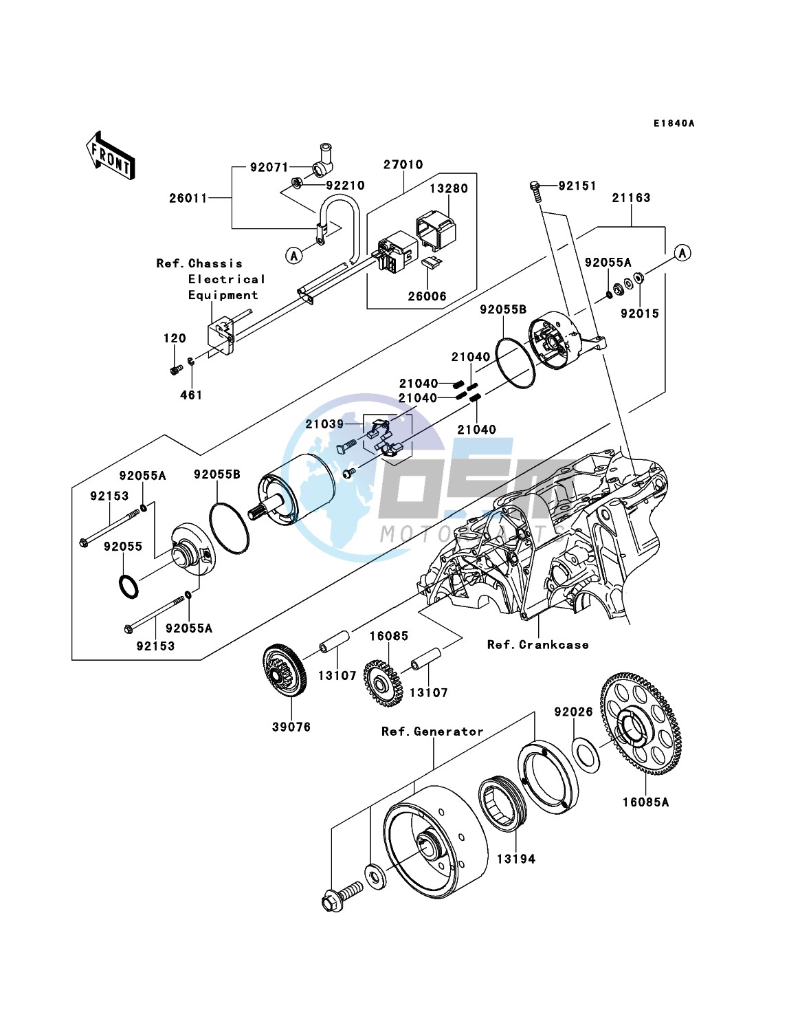 Starter Motor(ER650AE046805-)