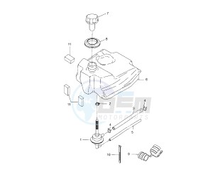 BW'S EASY 50 drawing FUEL TANK