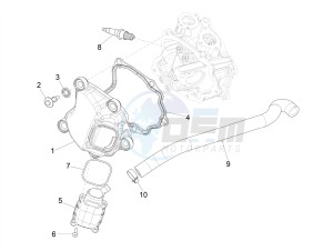 GTS 300 SUPER HPE-TECH 4T 4V IE ABS E4 (EMEA) drawing Cylinder head cover