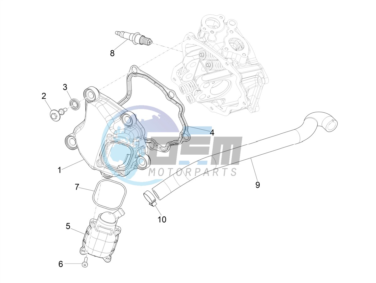 Cylinder head cover