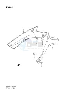 DL 650 V-STROM EU-UK drawing FRAME COVER