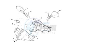 VARIANT SPORT - 50 CC VTHSBA00 2T drawing HANDLEBAR COVER