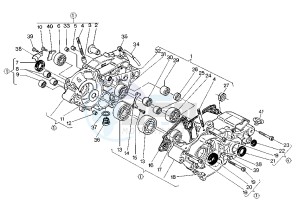 MITO EURO2 125 drawing CRANKCASE