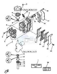 8N drawing CYLINDER--CRANKCASE