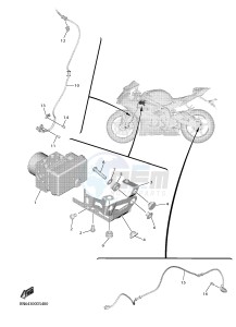 YZF-R6 YZF600 R6 (BN66) drawing ELECTRICAL 3