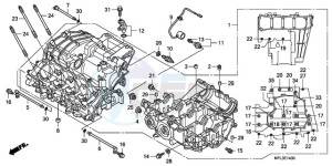 CBR1000RRA Australia - (U) drawing CRANKCASE