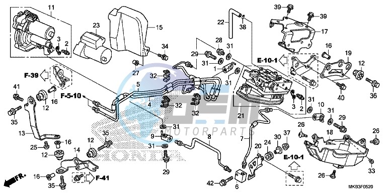 FRONT POWER UNIT/ FRONT VALVE UNIT